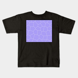 Geometric abstract - blue and white. Kids T-Shirt